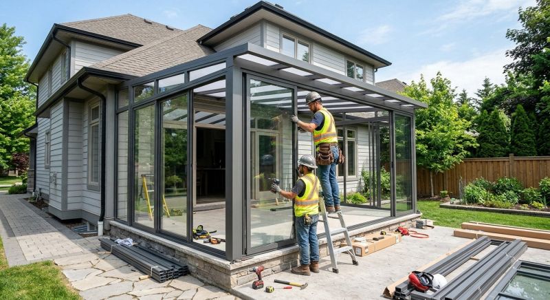 Enclosed Patio Installation in Longmont, CO