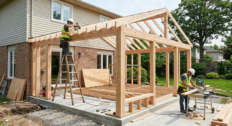 Sunroom Addition Construction in Asheville, NC
