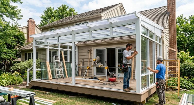 Three Season Room Installation in Asheville, NC
