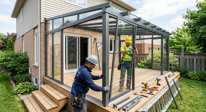 Deck Enclosure Installation in Charlotte, NC