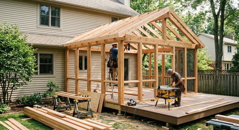Enclosed Deck Installation in Nashville, TN
