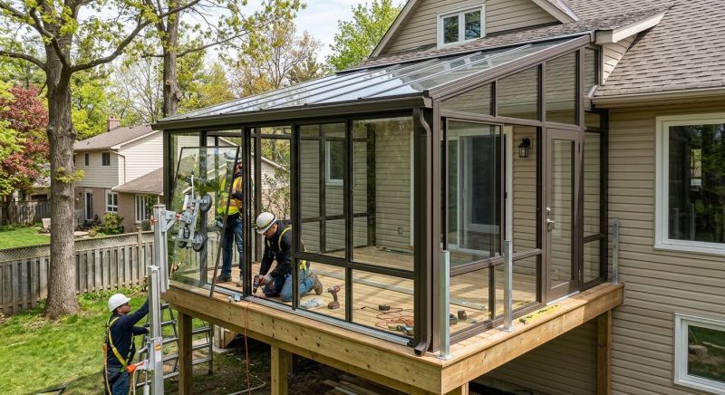 Enclosed Deck Installation in Boulder, CO