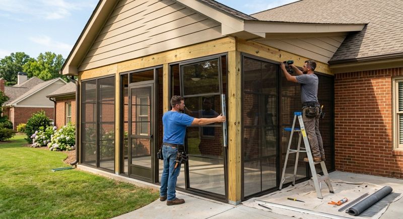 Enclosed Porch Construction in Arvada, CO