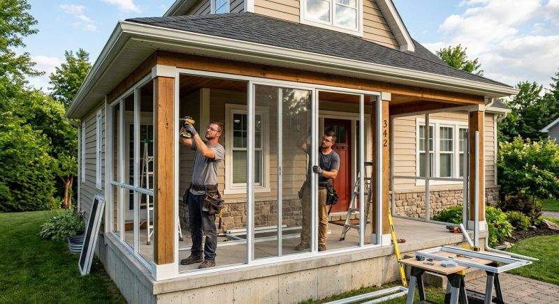 Enclosed Porch Construction in Knoxville, TN