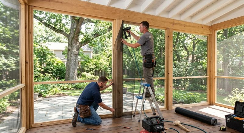 Enclosed Porch Installation in Cincinnati, OH