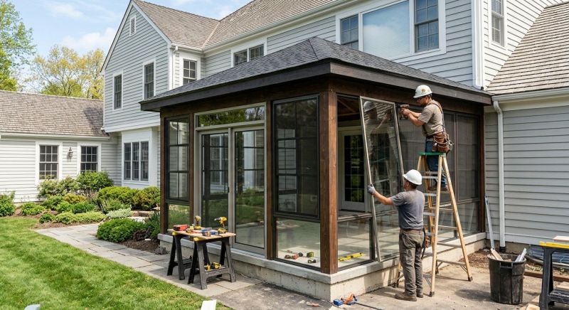 Porch Enclosure Installation in Nashville, TN