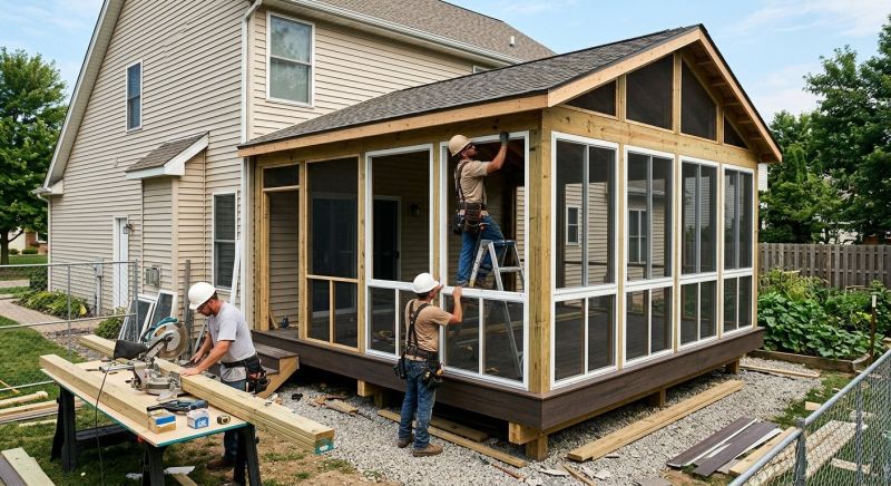 Screened In Porch Installation in Nashville, TN