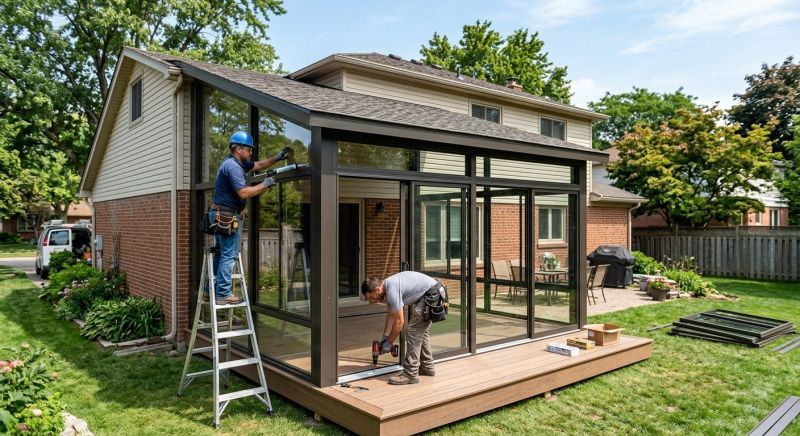 Sunroom Addition Construction in Nashville, TN